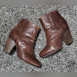 RAG & BONE Heeled Ankle Boots ☆ Heel Zip ☆ 3" Heel ☆ SIZE 37 EUR or 7 US WOMENS